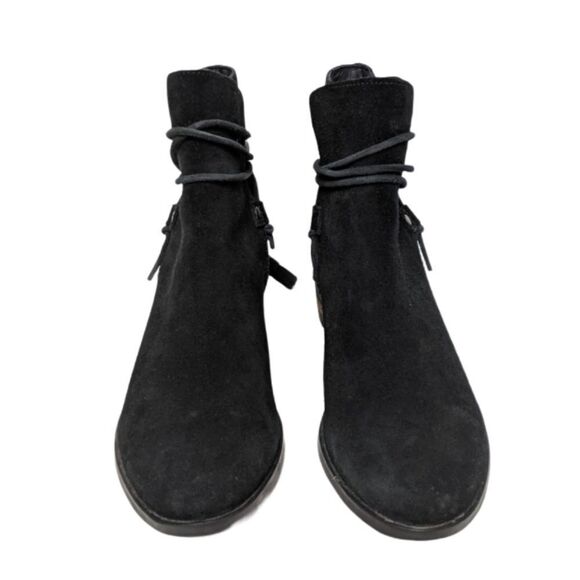 SOREL Farah Short Suede Tassel Booties 7 - Picture 4 of 10